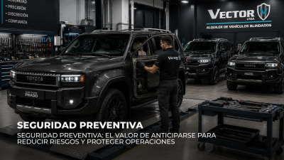 Equipo corporativo implementando estrategias de prevención de riesgos y seguridad preventiva en movilidad empresarial.